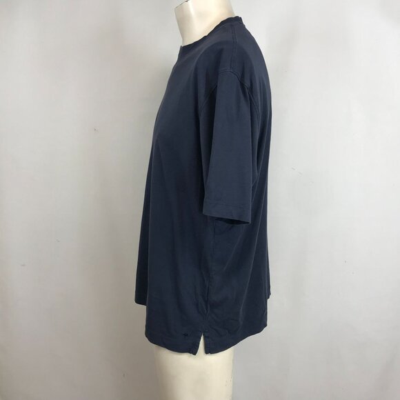 LEFT COAST TEE- MEN'S XL -NAVY SHORT SLEEVE CREW NECK PIMA COTTON T-SHIRT - Picture 6 of 9
